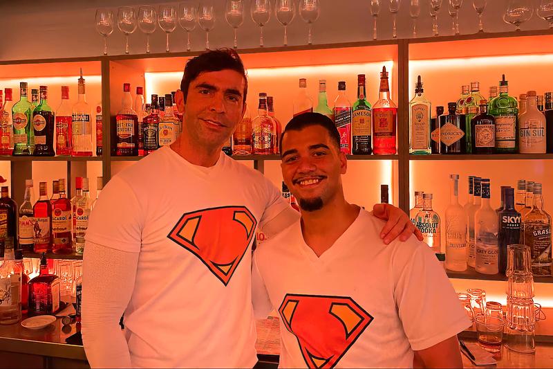 Blond Gay Cocktail Bar